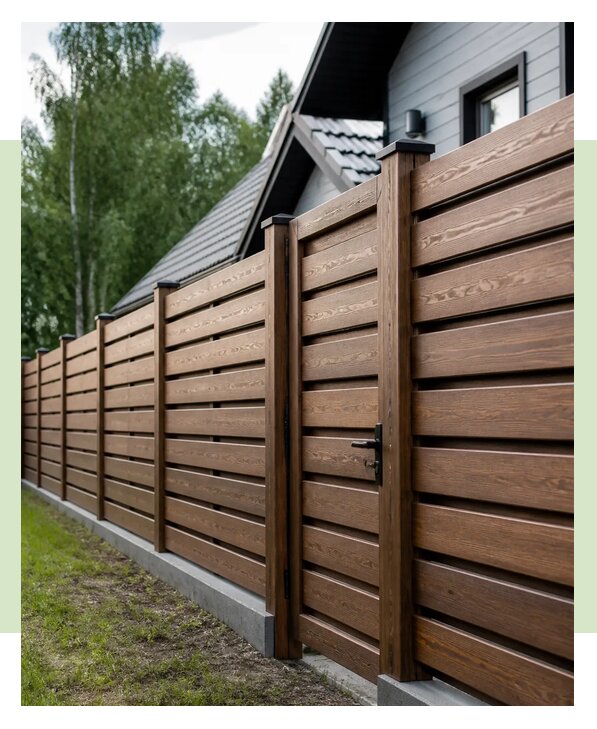 Декоративный деревянный забор в Острогожске по цене от 3651 р. | ЗаборЭксеперт-Стг